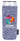 Front View of Navy Koozie® Heather Collapsible Slim Can Cooler