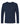 Front View of Navy Performance® Long Sleeve T-Shirt - 42400