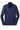Front View of Navy Port Authority Silk Touch Performance Long Sleeve Polo. K540LS plain