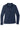 Front View of Navy Port Authority Women's Silk Touch Performance Long Sleeve Polo. L540LS plain