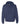 Front View of Navy Sponge Fleece Drop Shoulder Hoodie - 3729