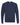 Front View of Navy Sponge Fleece Raglan Crewneck Sweatshirt - 3901