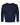 Front View of Navy Toddler Fleece Crewneck Sweatshirt - 3317