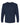 Front View of Navy Ultra Cotton® Long Sleeve T-Shirt - 2400