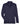 Front View of Navy Women's CrownLux Performance® Plaited Long Sleeve Polo - DG20LW