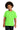 Front View of Neon Green Gildan - Youth Heavy Cotton 100% Cotton T-Shirt. 5000B plain