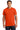 Front View of Orange Gildan - Ultra Cotton 100% US Cotton T-Shirt. 2000 plain