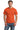 Front View of Orange Gildan - Ultra Cotton 100% US Cotton T-Shirt with Pocket. 2300 plain
