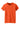 Front View of Orange Gildan Women's Heavy Cotton 100% Cotton T-Shirt. 5000L plain