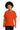 Front View of Orange Gildan - Youth Heavy Cotton 100% Cotton T-Shirt. 5000B plain