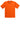 Front View of Orange Gildan - Youth Ultra Cotton 100% US Cotton T-Shirt. 2000B plain