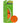 Front View of Orange Srixon Soft Feel BRITE Golf Balls - 3 Pack