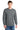 Front View of Pewter Port & Co Beach Wash Garment-Dyed Crewneck Sweatshirt PC098 plain