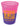 Front View of Pink(Purple) - Pink(Purple) Good Value™ Color-Changing Stadium Cup - 16 oz.