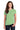 Front View of Pistachio Gildan Women's Ultra Cotton 100% US Cotton T-Shirt. 2000L plain