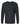 Front View of Pitch Black Unisex Softstyle® CVC Long Sleeve T-Shirt - 64440CVC