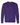 Front View of Purple Heavy Cotton™ Long Sleeve T-Shirt - 5400