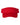 Front View of Red Bio-Washed Visor - VC500