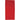Front View of Red "Fiji" Standard Weight Beach Towel color plain