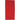 Front View of Red "Fiji" Standard Weight Beach Towel color plain