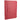 Front View of Red FSC® Mix Pedova™ Zippered UltraHyde Padfolio plain