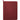 Front View of Red FSC® Mix Pedova™ Zippered UltraHyde Padfolio plain