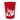 Front View of Red Garyline® Cups-on-the-Go Stadium Cup - 12 oz.