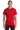 Front View of RED Gildan - Ultra Cotton 100% US Cotton T-Shirt with Pocket. 2300 plain