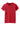 Front View of Red Gildan Women's Heavy Cotton 100% Cotton T-Shirt. 5000L plain