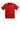 Front View of Red Gildan - Youth Ultra Cotton 100% US Cotton T-Shirt. 2000B plain