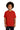Front View of Red Gildan - Youth Ultra Cotton 100% US Cotton T-Shirt. 2000B plain