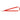 Front View of Red Lanyard with Bulldog Clip plain
