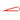 Front View of Red Lanyard with Bulldog Clip plain