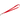 Front View of Red Lanyard with Bulldog Clip plain