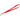 Front View of Red Lanyard with Bulldog Clip plain