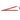 Front View of Red Lanyard with Lobster Clip plain