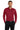 Front View of Red Port Authority Silk Touch Performance Long Sleeve Polo. K540LS plain
