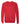 Front View of Red Sponge Fleece Raglan Crewneck Sweatshirt - 3901