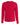 Front View of Red Women's Cotton Relaxed Long Sleeve T-Shirt - 3911