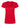 Front View of Red Women's Deluxe Blend V-Neck T-Shirt - 3542