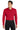 Front View of Rich Red Port Authority Dry Zone UV Micro-Mesh Long Sleeve Polo K110LS plain