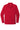 Front View of Rich Red Port Authority Dry Zone UV Micro-Mesh Long Sleeve Polo K110LS plain