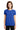 Front View of Royal Gildan Women's Ultra Cotton 100% US Cotton T-Shirt. 2000L plain