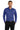 Front View of Royal Port Authority Silk Touch Performance Long Sleeve Polo. K540LS plain