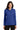 Front View of Royal Port Authority Women's Silk Touch Long Sleeve Polo. L500LS plain