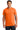 Front View of S Orange Gildan - Ultra Cotton 100% US Cotton T-Shirt. 2000 plain