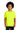 Front View of Safety Green Gildan - Youth Ultra Cotton 100% US Cotton T-Shirt. 2000B plain