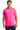 Front View of Safety Pink Gildan - Ultra Cotton 100% US Cotton T-Shirt. 2000 plain