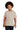 Front View of Sand Gildan - Youth Heavy Cotton 100% Cotton T-Shirt. 5000B plain