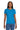 Front View of Sapphire Gildan Women's Ultra Cotton 100% US Cotton T-Shirt. 2000L plain